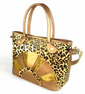 Leopard Printed Canvas Pet Carrier